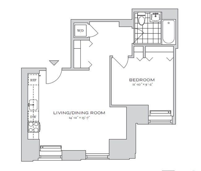 Floorplan - 70 Pine Apartments