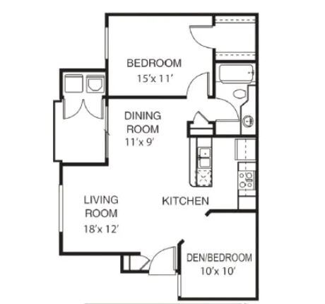 Floorplan - Garden Grove Apartment Homes