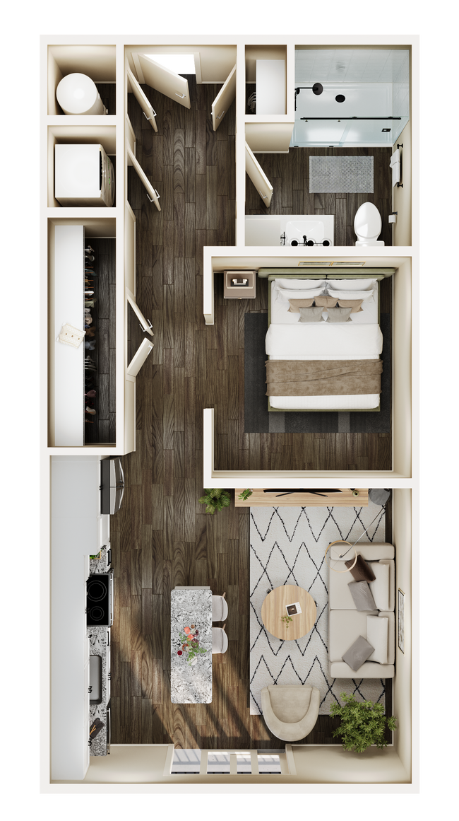 Floorplan - Somerset Upscale Apartments