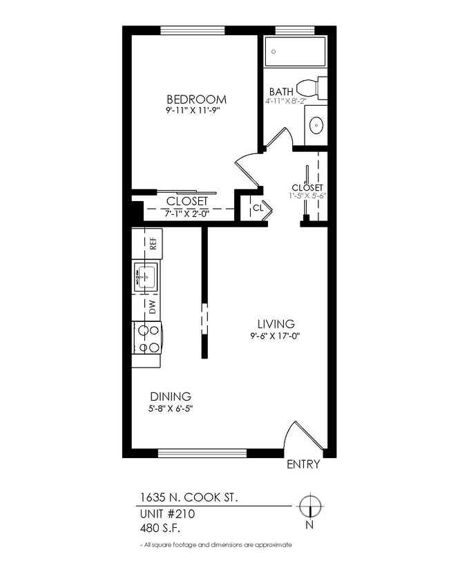 Floorplan - 1635 Cook