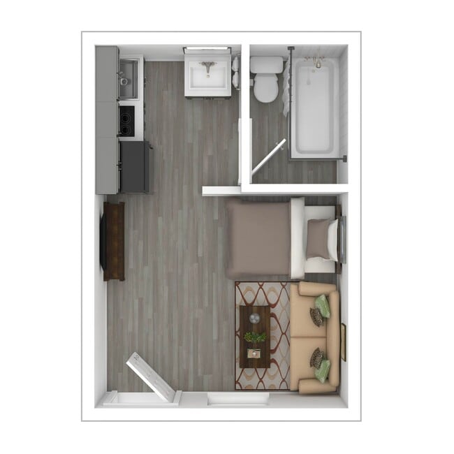 Floorplan - Flats at Market Street