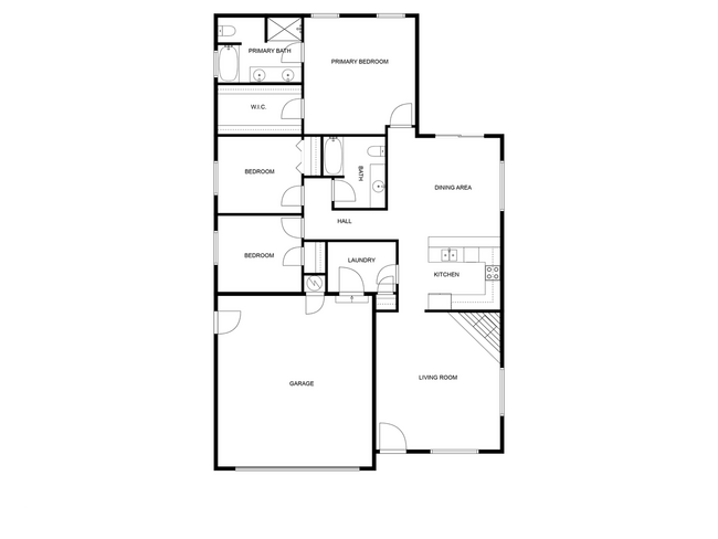 Building Photo - 3 Bed 2 Bath Single Home with wood floors ...