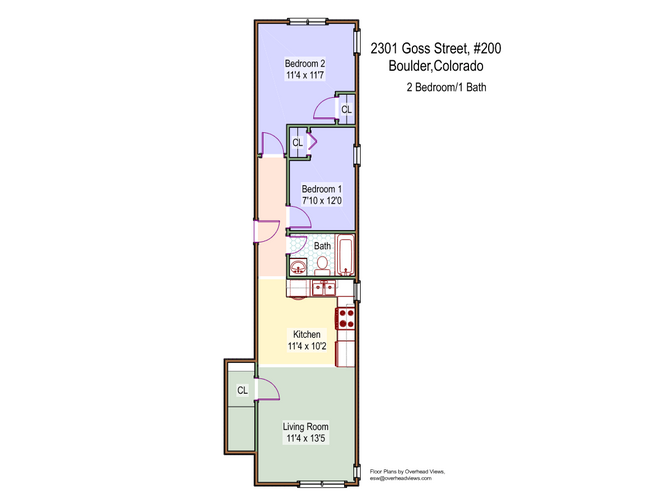 Floorplan - 2301 Goss St