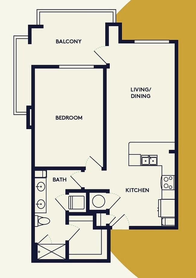 A4-ALT3 | 1bed 1bath - Creekside Park The Grove