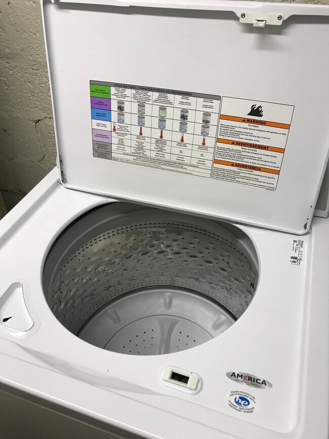 New washer - 50 Kenmore Ave