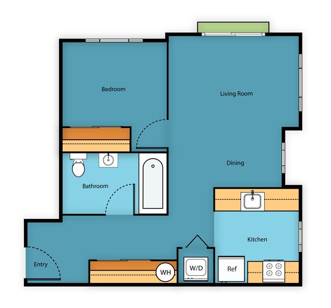 Floorplan - Sir Gallahad Apartment Homes