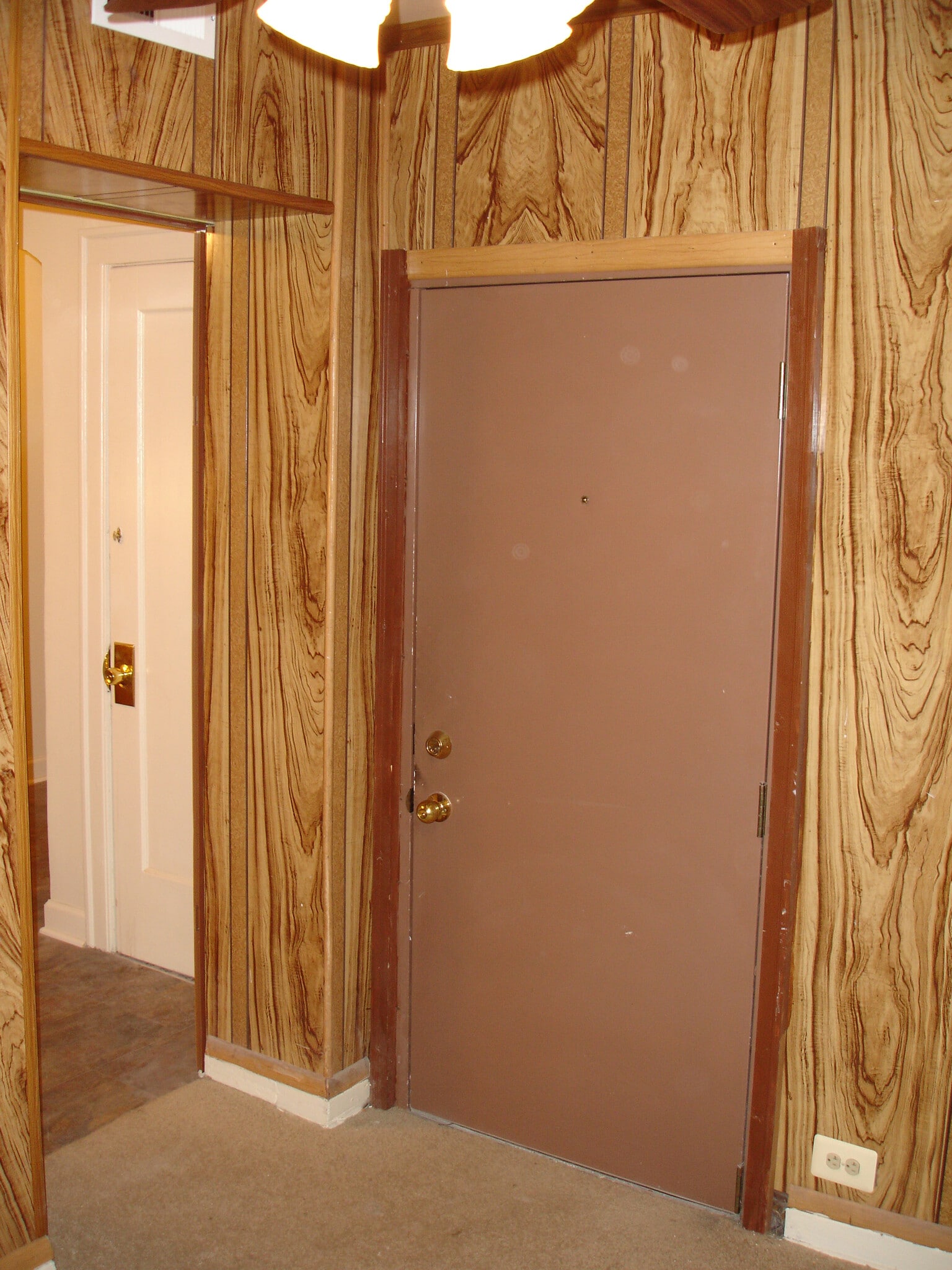 Steel interior door - 7259 S Constance Ave