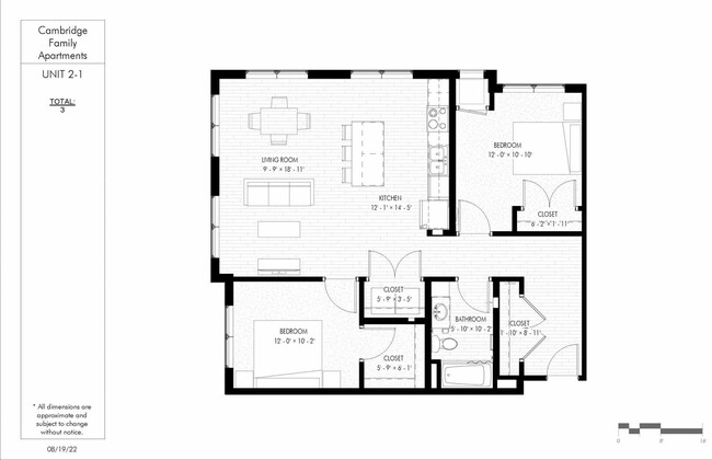 Floorplan - The Bridgewell Apartments