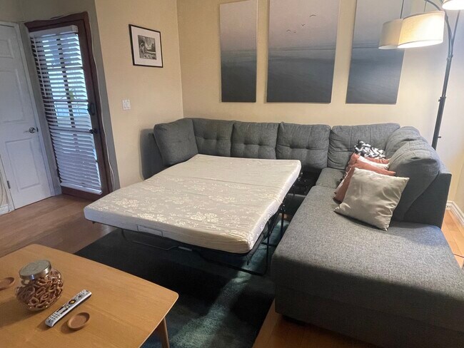 Couch converts into full-size bed - 408 17th St