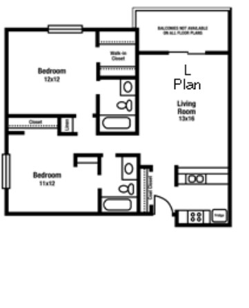 2BR/2BA - Colonial Village