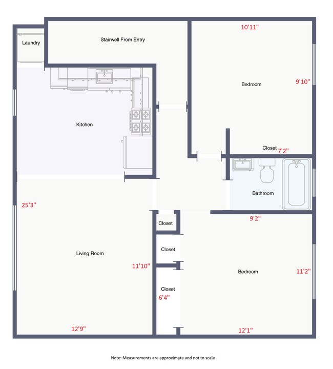 Building Photo - Updated Top Floor 2-Bed with Washer/Dryer,...