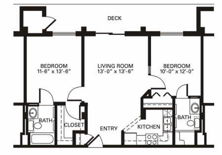 2BR/1.5BA Classic - Immanuel Village