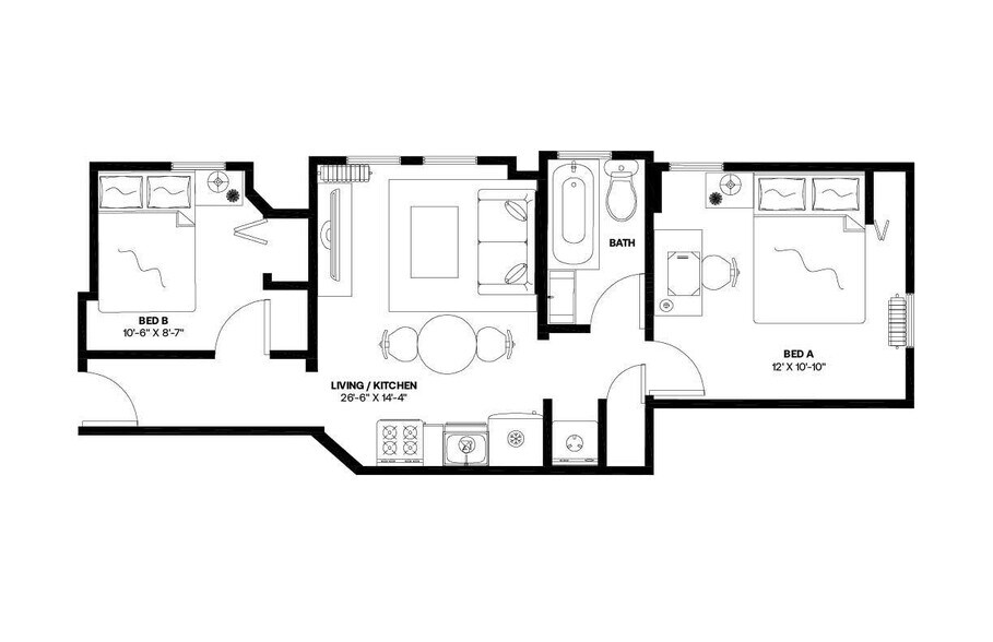 Building Photo - Private bedroom in 2 bed/1 bath Home