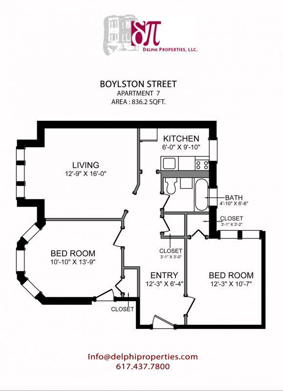 Apt 7 - 1195 Boylston St