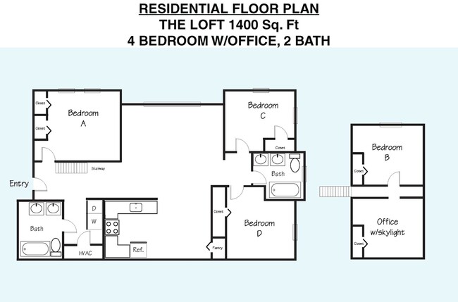 4 bed 2 bath w/Office, 1,400 square feet - liveatma.com