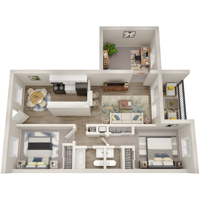 Floorplan - Promenade At Edgewater Apartments