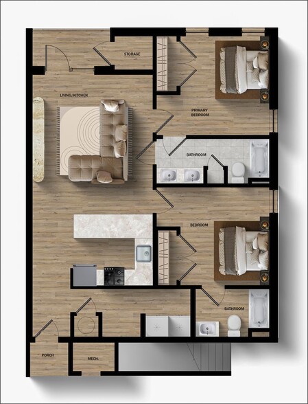 Interior Photo - 6801 West Apartments