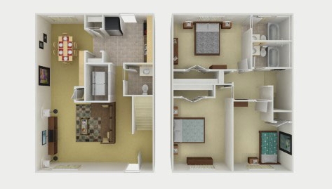 3BR/2.5BA - Parc 1000 Apartment Homes