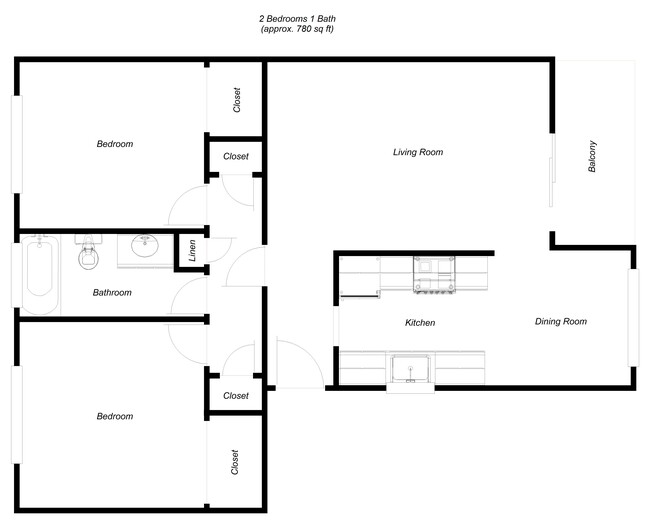 Floorplan - Del Prado II Apartments