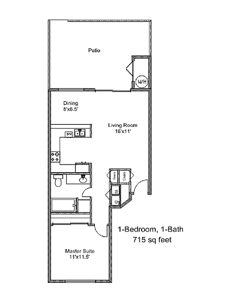 1BR/1BA - Victoria Woods