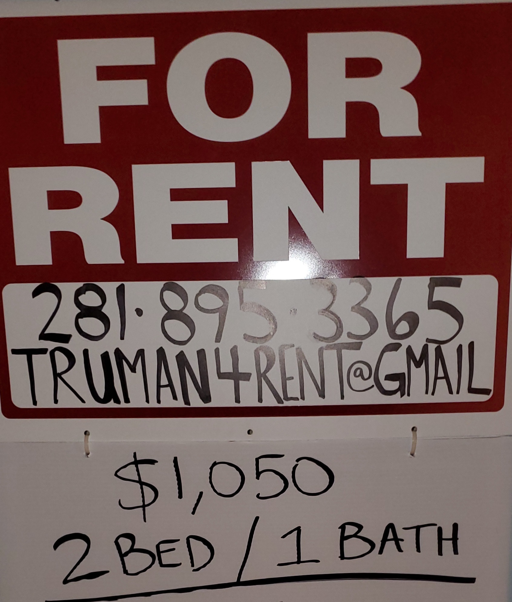 Call Steve! 281-895-3365 - 508 Truman St