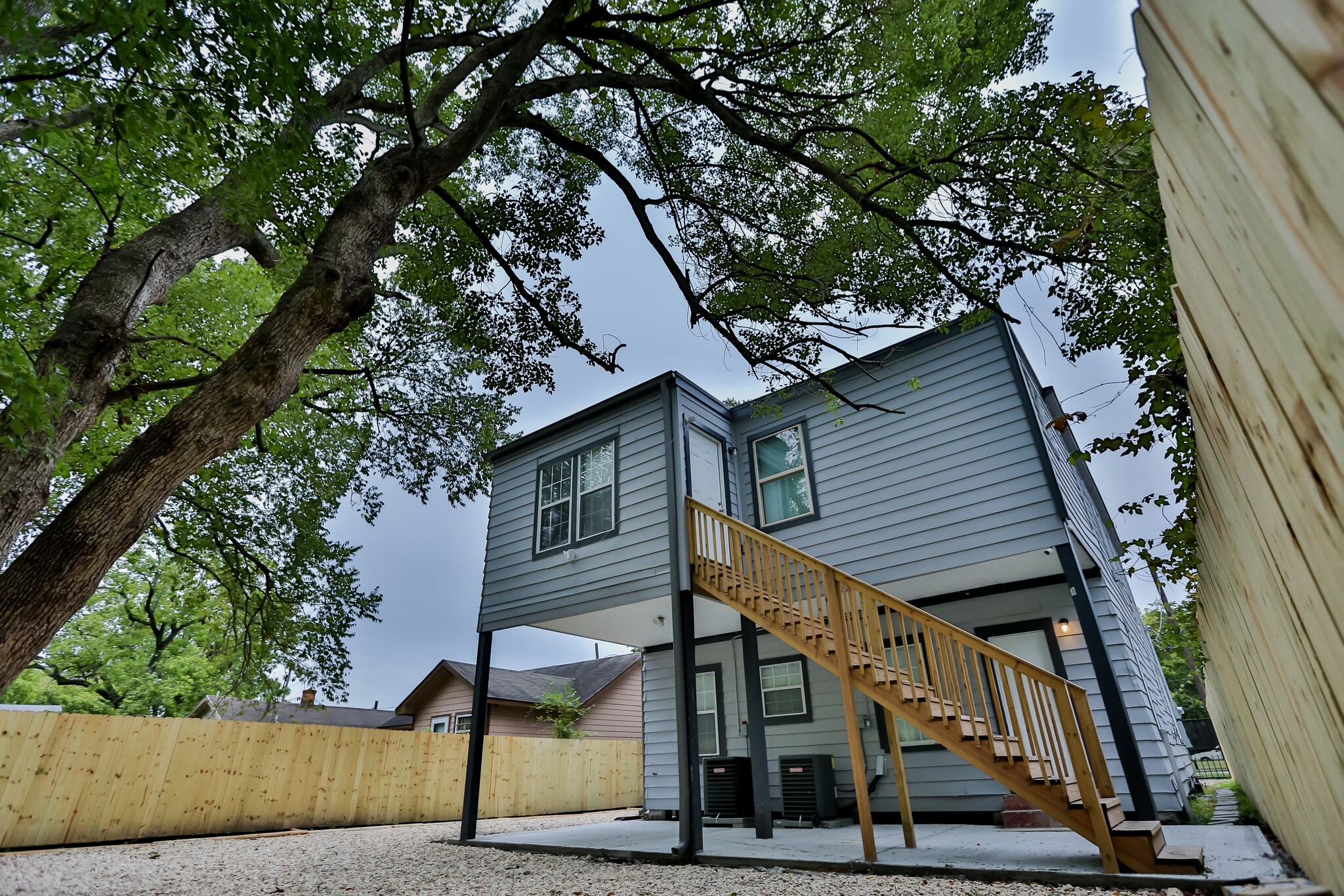 Stair to Unit B - 3203 Elgin St