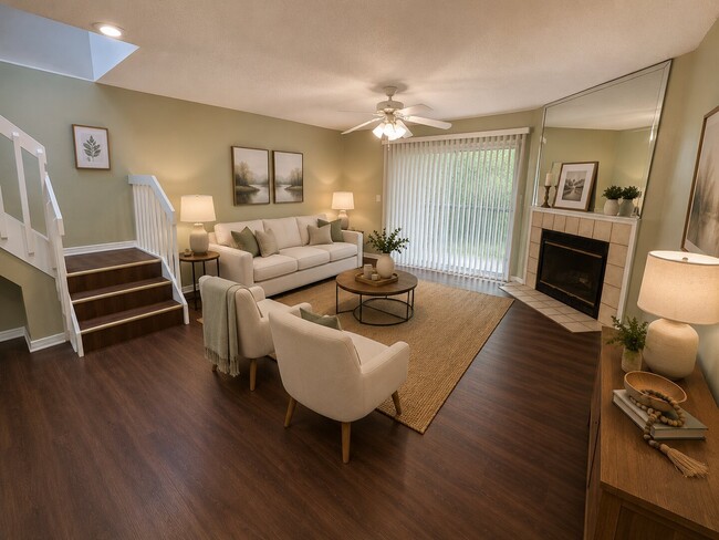Building Photo - 2BR/2.5BA Townhome with In-Unit Laundry, Fenced Backyard, Garage, & Fireplace! Move-In Ready! Pri...