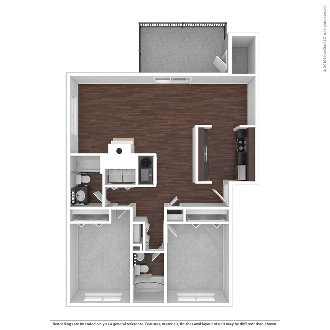 Floorplan - Woodbridge Apartments