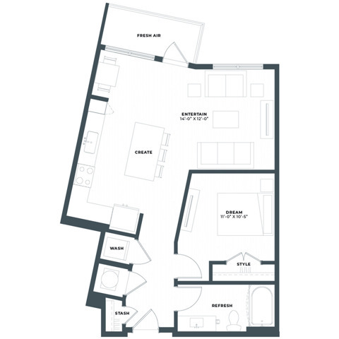 A3 Floor Plan - Midland Gainesville