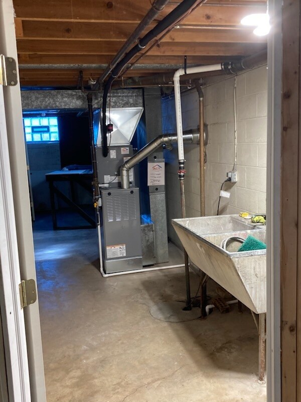 New gas furnace - 7615 Barret Rd