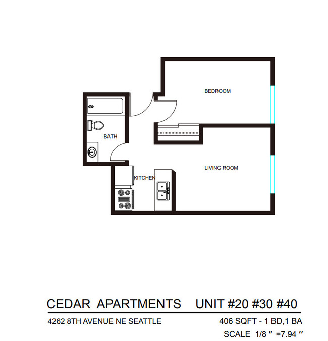 Cedar #23/33/43 - Blue Lake Apartments