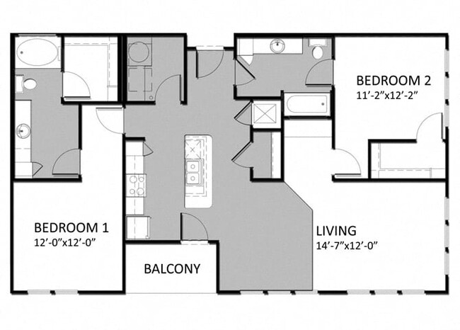 Floorplan - Auburn Square Apartments