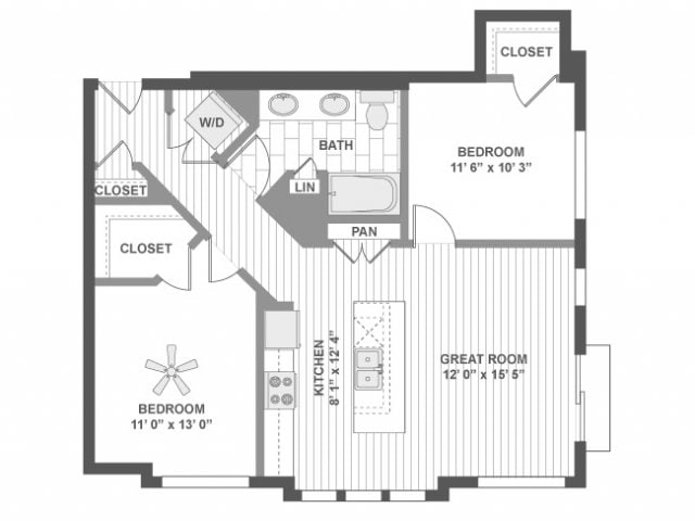 Floorplan - AMLI Evanston