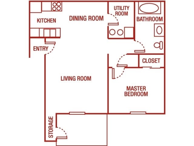 Floorplan - Elk Run Apartments