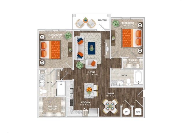 Floorplan - Trelago Apartments