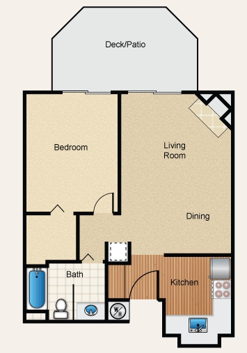 1BR/1BA - Larkspur