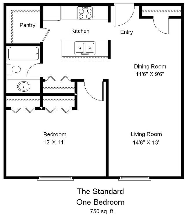 Floorplan - The Villages of Essex Park*