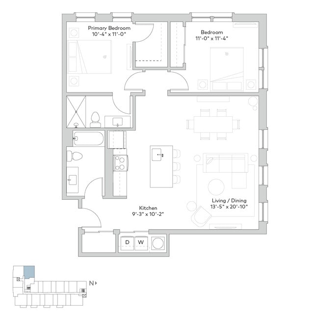 Floorplan - 520 East