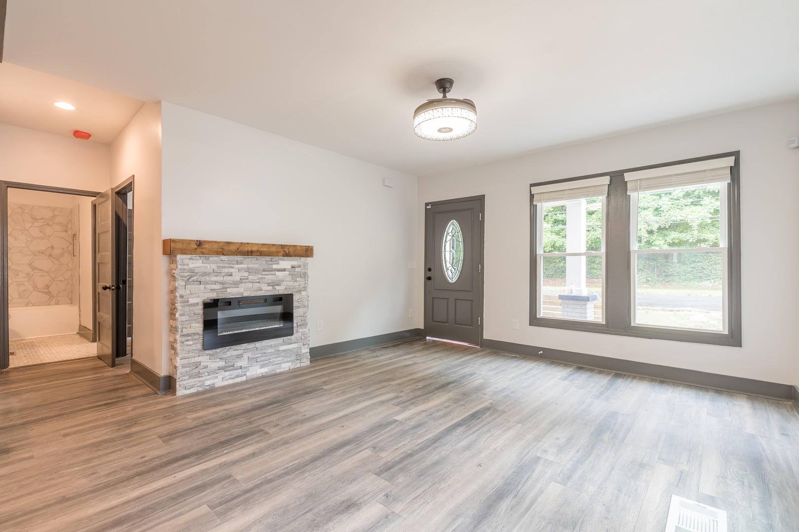 Large windows hall to first bedroom - 1393 Westview Dr SW