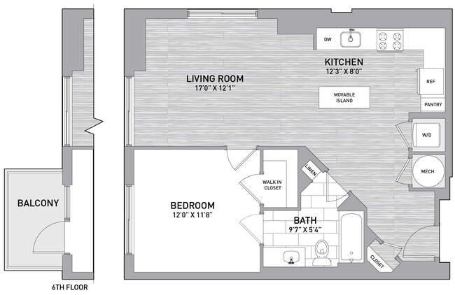 Floorplan - Union on Queen