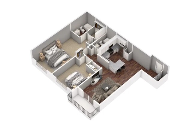 Floorplan - The Rise Apartments