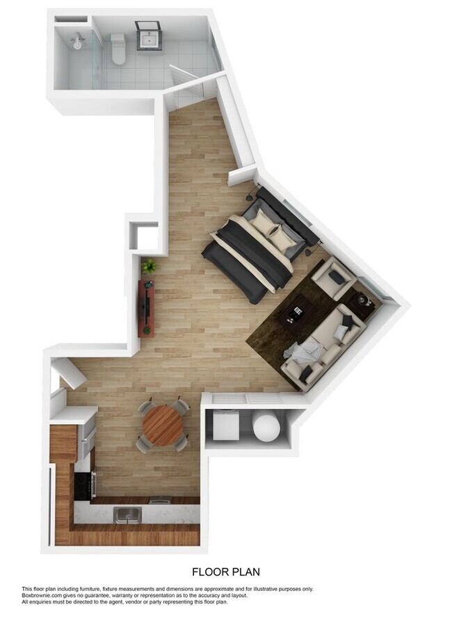 Building Photo - Bright Studio Apartment with large kitchen...
