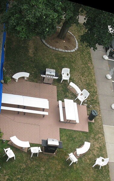 Grill area - 893 Farmington Ave