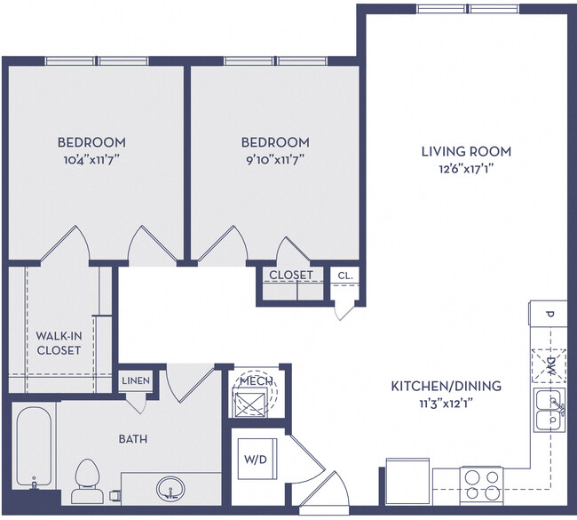 Floorplan - The Elliott Senior Apartments