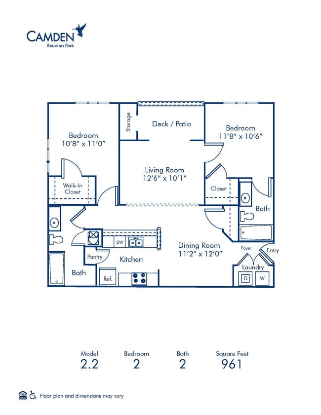Floorplan - Camden Reunion Park