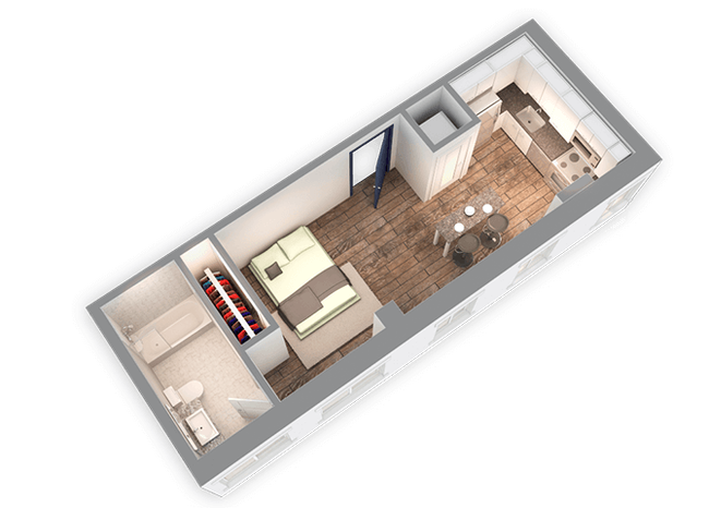 Floorplan - Park Heights by the Lake Apartments