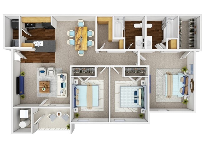 Floorplan - Mill Creek Apartments