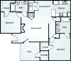 2BR/2BA - Thorngrove