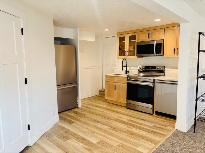 Kitchen and New Fridge - 4459 S Butterfield St