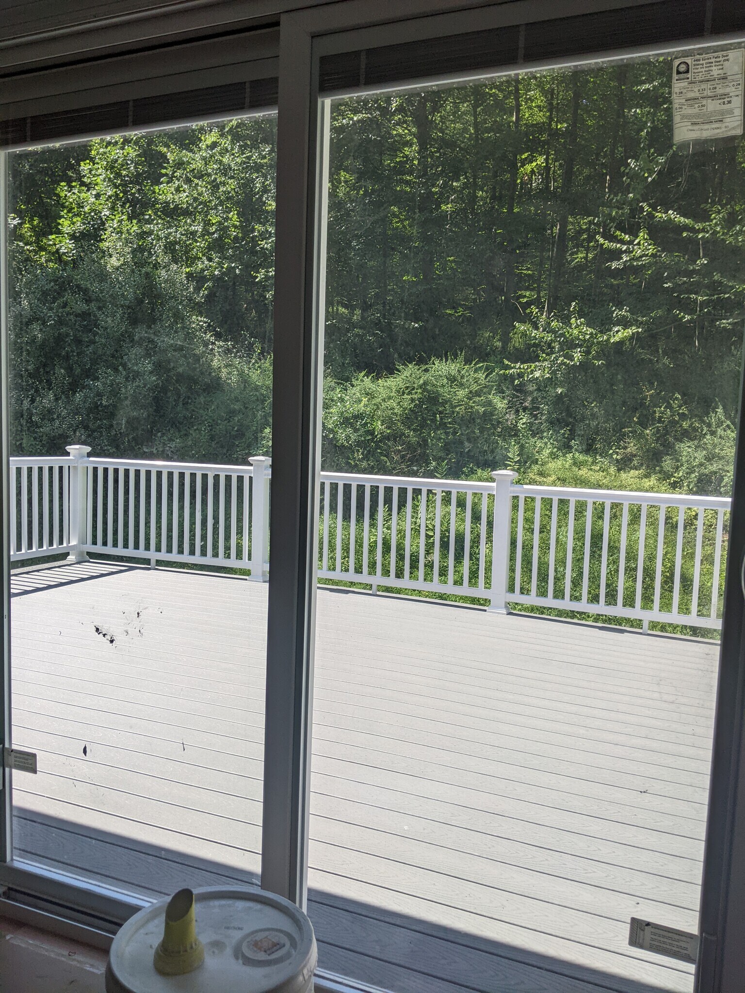 Deck from dining area - 544 Drakestown Rd